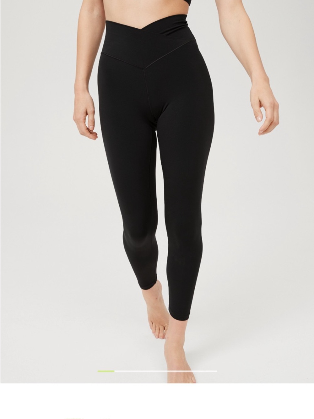 Aerie High-Waist Black CrossOver Leggings
